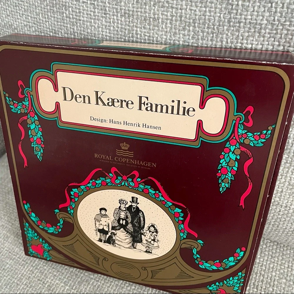 Christmas Shopping Plate by Royal Copenhagen